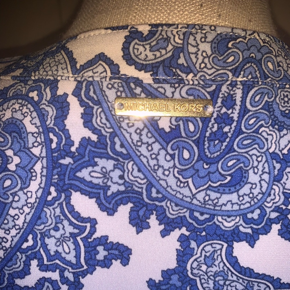 ❤️MICHAEL KORS❤️NWT!RUFFLED HEM DRESS! EXCELLENT CONDITION!! - Picture 6 of 9